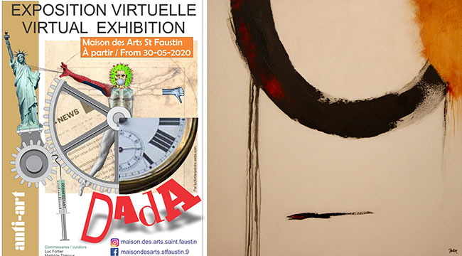 Exposition virtuelle DADA 2020 à la Maison des Arts St-Faustin 